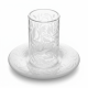 Glass Cups And Saucer Set 6 Pcs