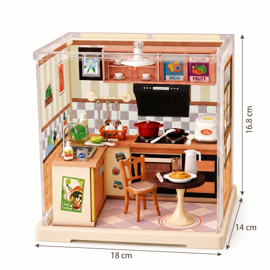 Kitchen Dollhouse Set 99 Pieces