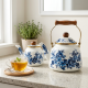 Flowers Pattern Tea Pot Set 2 Pieces