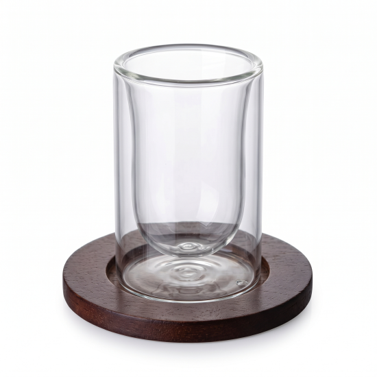 Glass Cups And Saucer Set 6 Pcs