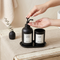 Glass Bathroom Set 3 Pcs