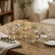 Glass Mug Set - 6 Pcs