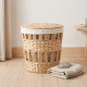 Straw Laundry Basket Small