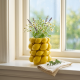 Lemon Shaped Porcelain Vase 