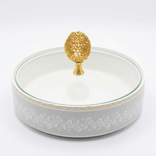 Porcelain Serving Tray Tulip Small