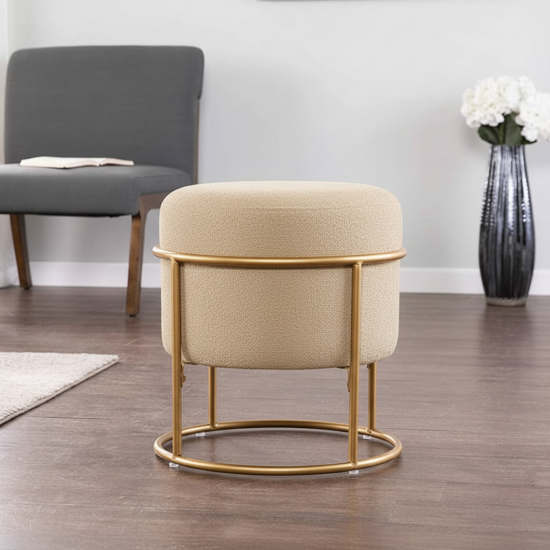 Cotton Chair with Metal Stand
