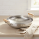 Stainless Steel Wok With Wooden Handle 30 cm