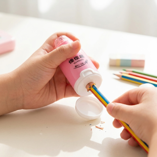 Eraser And Pencil Sharpener