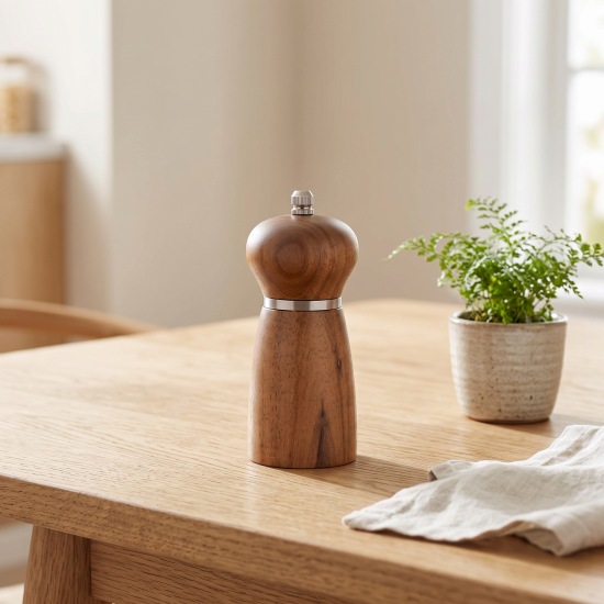 Wooden Spice Grinder Small