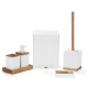 Plastic Bathroom Set - 6 Pcs