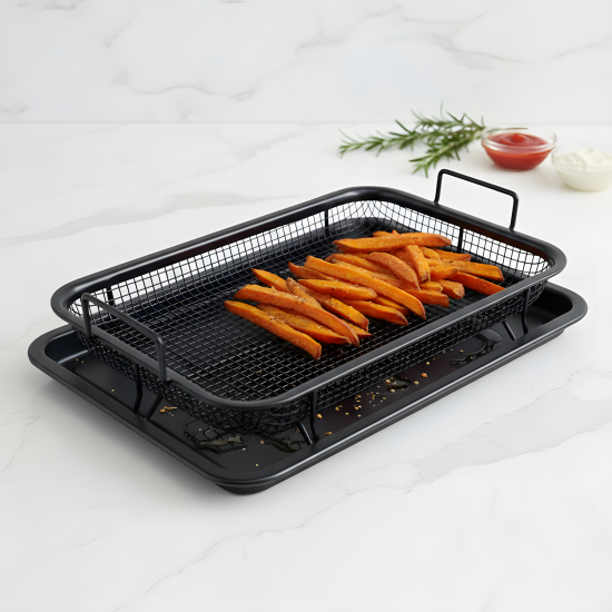Oven Air Fryer Tray with Basket Small