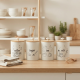 Metal Jar Set 4 Pcs