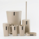 Plastic Bathroom Set - 6 Pcs