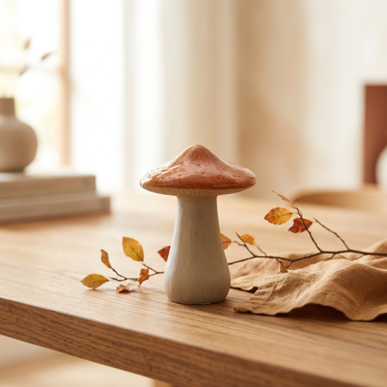 Ceramic Mushroom Ornament