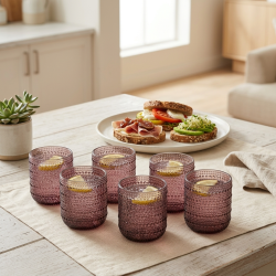 Glass Cups Set 6 Pcs
