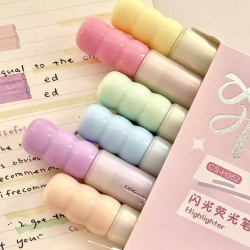 Glitter Highlighter Set 6 Pieces