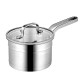 Double Stainless Steel Saucepan with a handle 16 cm
