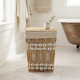 Straw Laundry Basket Small