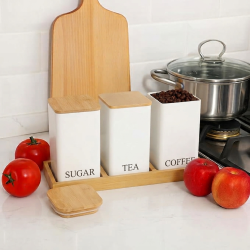 Iron Spice Jar Set - 3 Pcs