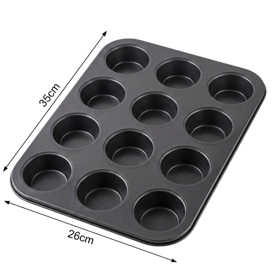 Aluminium Cupcake Pan