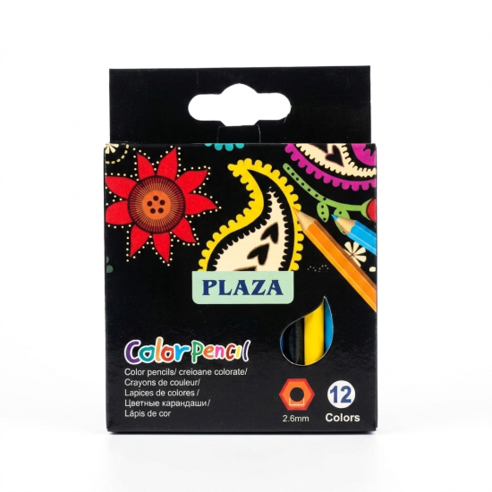 Wooden Colored Pencils 12 Pcs