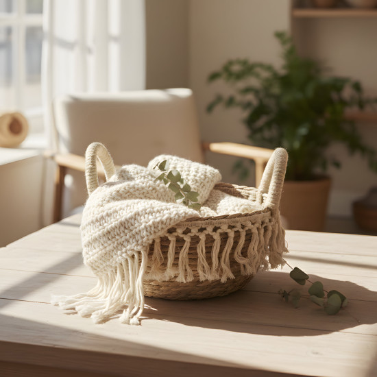 Straw Basket	Small