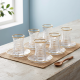 Tea Glass Cups And Saucer Set 6 Pcs