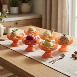 Ice Cream Cup Set 6 Pcs