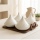 Bowl Set 4 Pcs with Wooden Stand