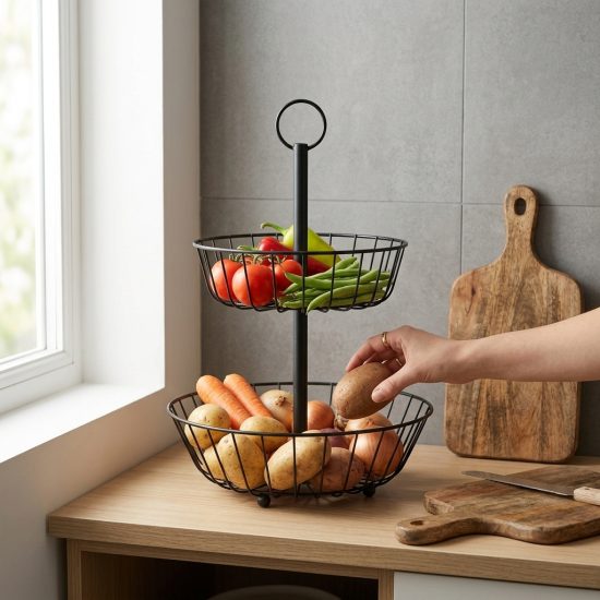 Metal Basket 2-Tier