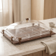 Wooden & Acrylic Six-Section Serving Platter