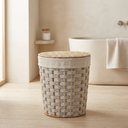 Straw Laundry Basket Small