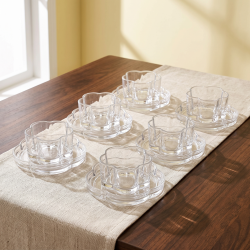 Glass Bowls And Saucer 6 Pcs