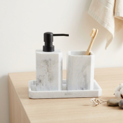 Ceramic Bathroom Set - 3 Pcs