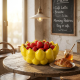 Lemon Shaped Porcelain Bowl