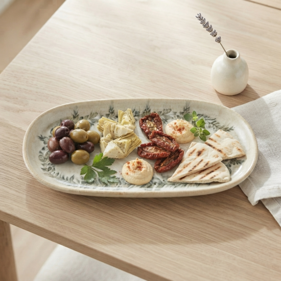 Oliva Oval Plate 