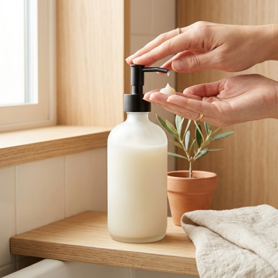 Glass Soap Dispenser