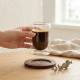 Glass Cups And Saucer Set 6 Pcs