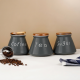 Porcelain Spice Jar Set - 3 Pcs
