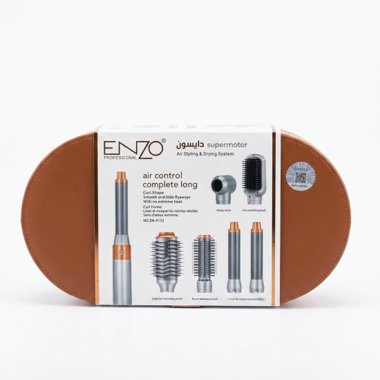 Enzo 6-in-1 Professional Hair Styling Brush