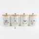 Metal Jar Set 4 Pcs