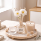 Floral Candle & Reed Diffuser Set