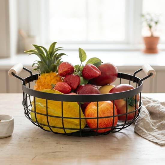 Metal Fruit Basket