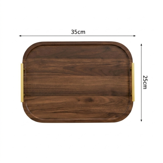 Wooden Tray Set 2 Pcs