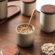 Porcelain Spice Set With Wooden Base 3 Pieces