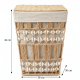 Straw Laundry Basket Medium