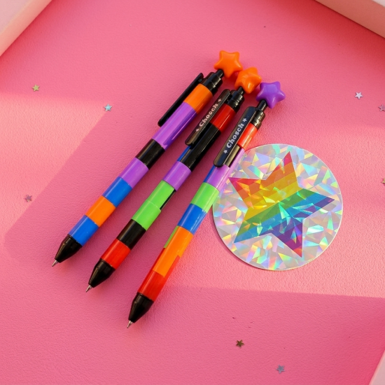 Black Gel Pens Set 3 Pieces