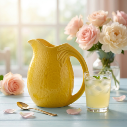 Lemon Shaped Porcelain Jug Small