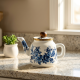 Flowers Pattern Tea Pot Set 2 Pieces