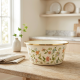 Flowers Pattern Basin Set - 3 Pcs